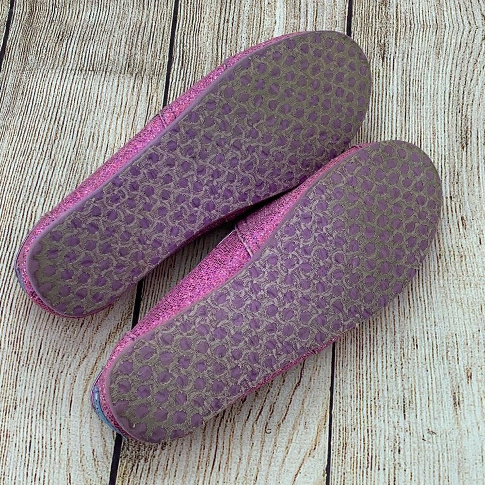🎉Toms Pink Glitter Slip Ons - Picture 10 of 12